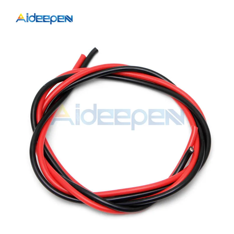 1 пара гибкие силиконовые провода 12 AWG 6 5 футов 2 м 50 а|Электрические провода| |