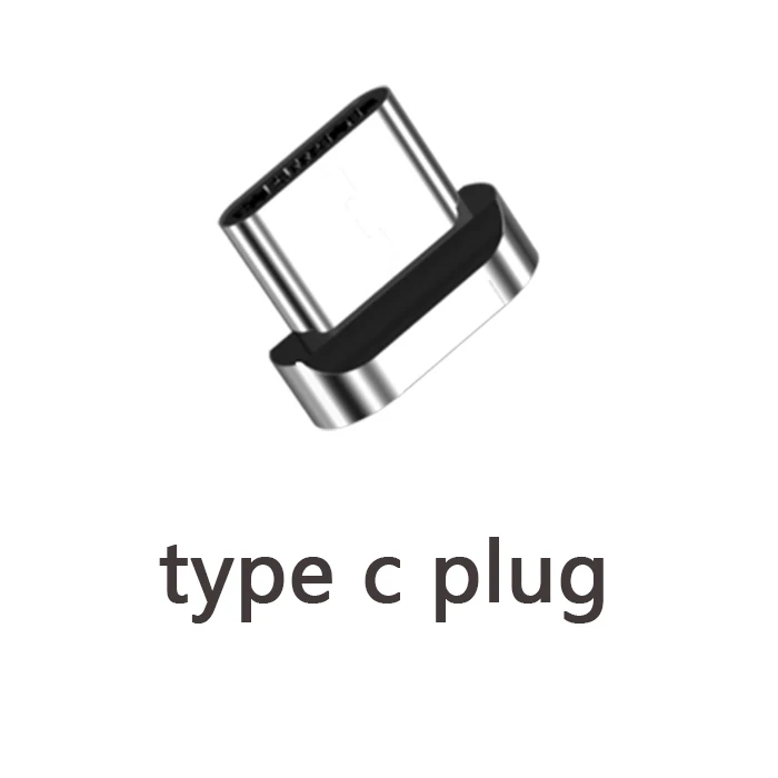 WSKEN X1 Магнитный кабель usb type C кабель для iPhone зарядное устройство 3A Магнитный зарядный Micro USB кабель и USB C кабель провод для samsung - Цвет: type c plug