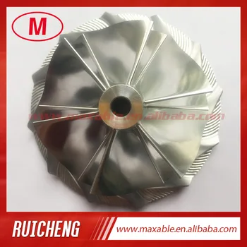 

T04E 62.24/82.00mm 6+6 blades turbocharger billet/milling/alumimun 2618 compressor wheel for Racing