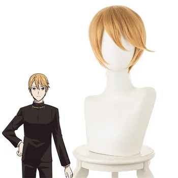 

Kaguya-sama: Love is War Shirogane Miyuki Goose yellow wig for Halloween Christmas Carnival Cosplay Costume