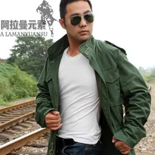M65 Army Green камуфляжная куртка ветрозащитная Термальность, съемный вкладыш, высокого качества M65 воротник плащ-пыльник два coloramerican Airborne