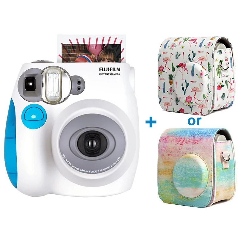 Чехол-сумка для камеры Instax из искусственной кожи для моментальной камеры Fujifilm Instax Mini 7s 7c и камеры Polaroid PIC-300