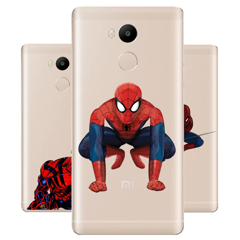 DREAMFOX M510 Hero Spiderman Soft TPU Silicone Case Cover For Xiaomi Redmi Note 3 4 5 Plus 3S 4A 4X 5A Pro Global |