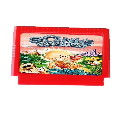 

Bonk's Adventure 60 Pins Game Cartridge for 8 Bit Game Console Drop Shipping