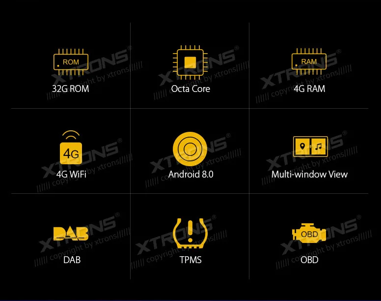 Flash Deal XTRONS 7" Android 8.0 Octa Core Car Stereo DVD Player Radio GPS Navigation for FORD Focus II C-Max 2005 2006 2007 Fusion Transit 3