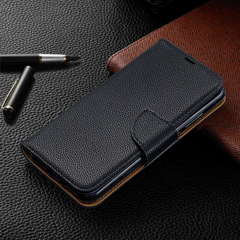 Wallet Phone Case for Xiaomi Redmi Note 7/Note 7 Pro/6/6A/6 Pro PU Leather Flip Cover Stand Magetic Closure with Card Holder