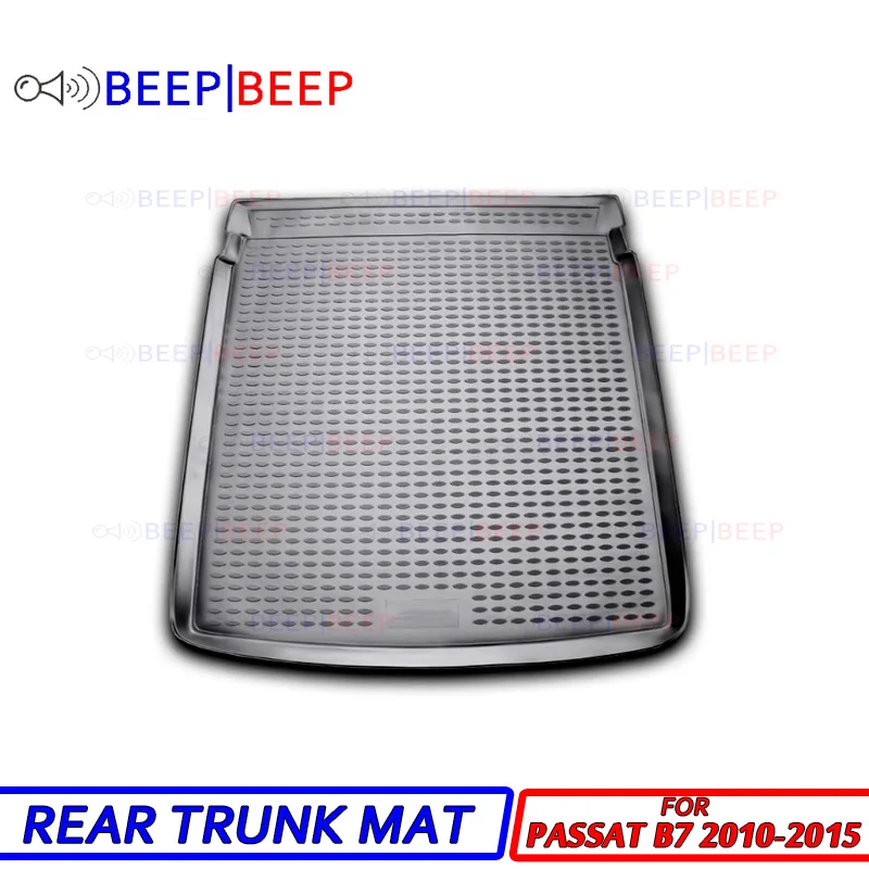 

For Volkswagen Passat B7 Sedan 2010-2015 car trunk liner boot cargo mat tray floor carpet boot rear mat luggage car styling