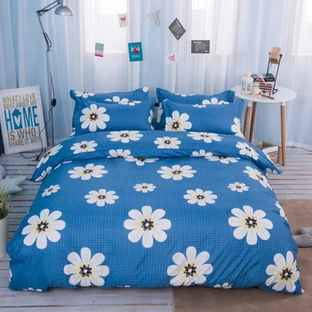 

New Coming Reactive Printed Soft Home Decoration 3 Pieces/4 Pieces Bedding Set Duvet Cover Set Bedsheet Pillowcase