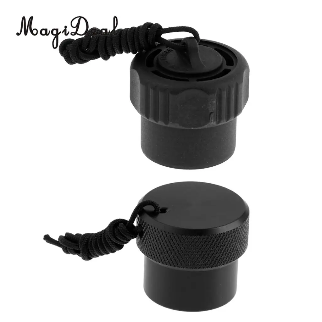 Porable 2 Pieces Scuba Diving DIN Regulator Tank Valve Dust Plug Protector Cap Gear Kit for Swimming Diving Accessories