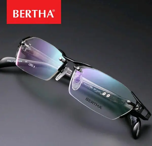 Online Shop Bertha Titanium Eyeglass Frame 1141