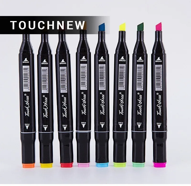 

New Mark pen set alcohol oily double-headed marker anime hand-painted design painting 32/48/72/108 color