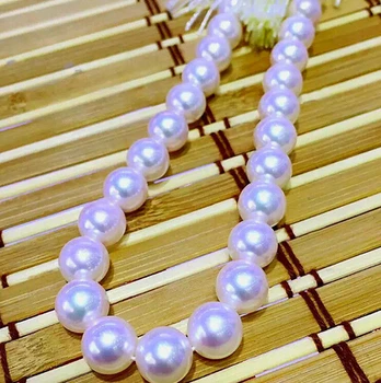 

925 real natural big DYY+++817 amazing natural south seas white pearl necklace 19inchnatural Luxury Ms. girl Wedding