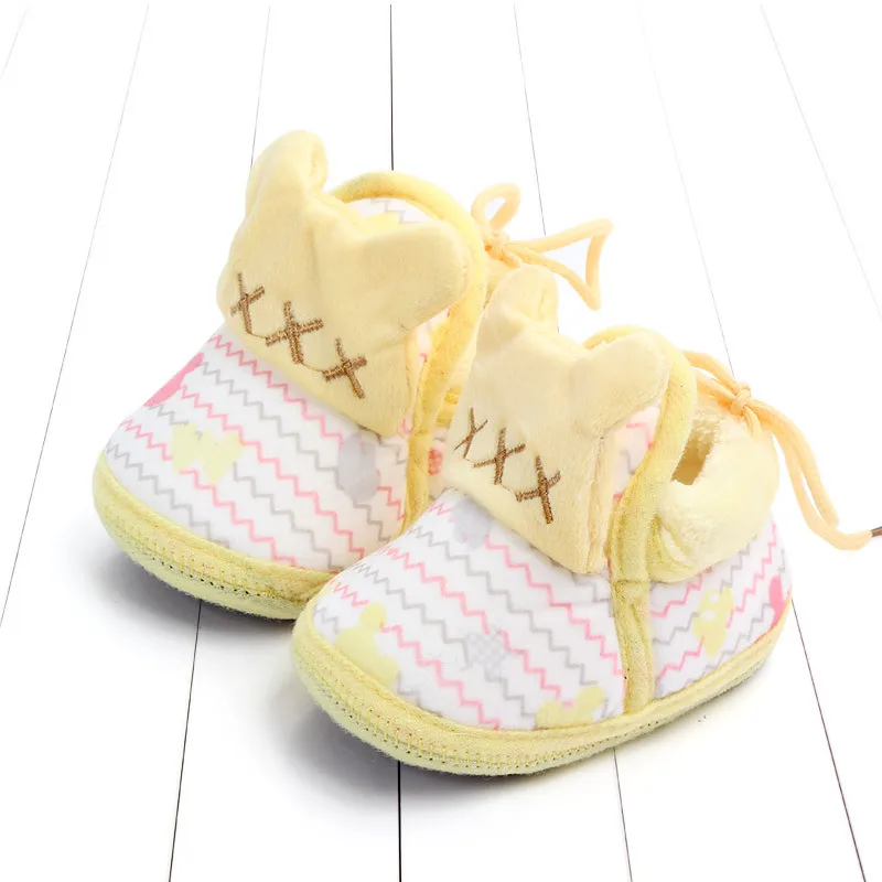 Indoor First Walkers Baby Shoes Cotton Anti-slip Booties Winter Wammer Baby Girl Boy Shoes Newborn Slippers Footwear Booties (39)