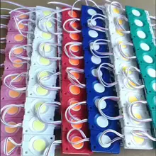 Модуль COB световая рекламная лампа 2,4 Вт IP67 Водонепроницаемый DC12V белый/красный/синий/желтый/розовый светодиодные светящиеся подвески