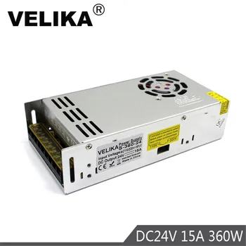 

Small Volume 360W 24V 15A Switching Power Supply Led Driver Supplies 220V 110V AC DC24V SMPS For CNC CCTV Motor 3D Printer Light