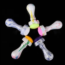 DIY Инструменты узор Ручка Nail Книги по искусству красочные мягкие силиконовые печать штамповка Стампер передачи скребок emplate