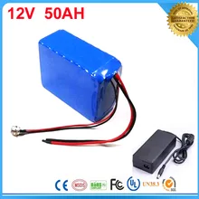 5шт Солнечный уличный свет литий-ионная батарея 12V 50ah литиевые батареи для Солнечной системы 12V в 50ah электрический велосипед аккумулятор с зарядное устройство