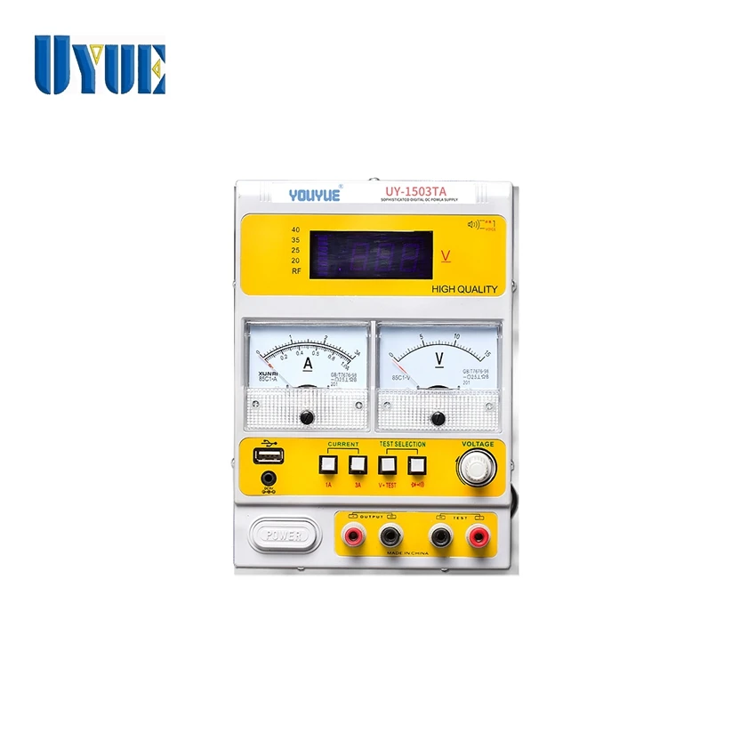 

UY-1503TA Digital 15V 3A DC Constant Voltage Regulation Power Supply for Mobile Phone Repair