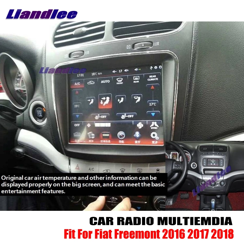 Liandlee для Fiat Freemont Android автомобильный Радио gps Navi навигационные карты CD DVD медиаплеер камера OBD ТВ HD экран
