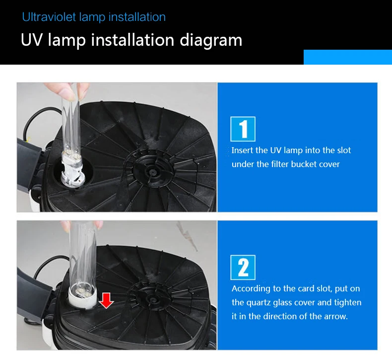 1200-3000L/h SUNSUN HW-3000 ЖК-дисплей Дисплей 4-х ступенчатый внешний корпусный фильтр с 9 Вт УФ стерилизатор для аквариума Рег