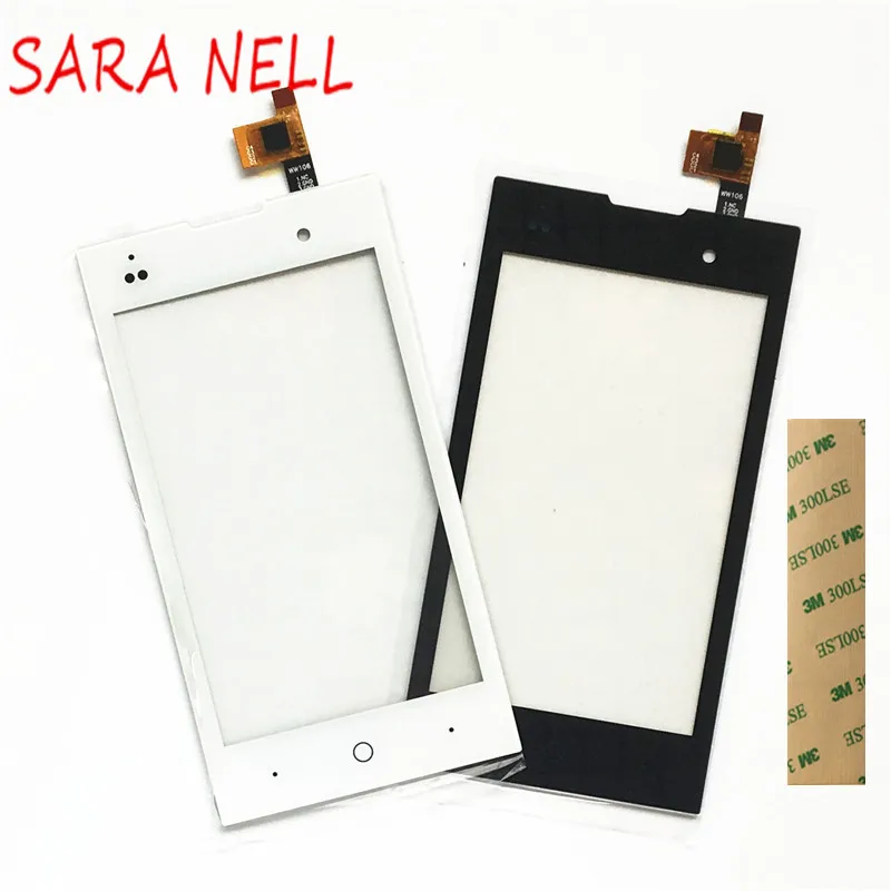 SARA NELL Phone Touch Screen Digitizer For ZTE Kis 2 Max V815 V815W Front Glass Sensor Touchscreen Panel Lens+Tape | Мобильные