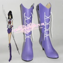 Сейлор Мун Томоэ Хотару Сейлор Сатурн Косплэй Обувь Сапоги и ботинки для девочек на заказ