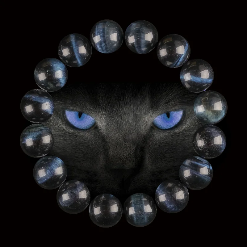 Lingxiang 6/8/10/12 мм синий из тигрового глаза с Буддой Браслеты Натуральный камень браслеты торговля Для мужчин Для женщин браслет