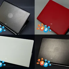 KH ноутбук из углеродного волокна крокодиловая змея кожаная Наклейка защитная крышка для lenovo ideapad 310S-15 15,6"