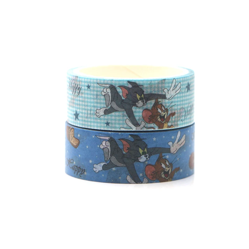 

Cat and Mouse kawaii Cartoon Funny DIY Scrapbooking Sticky Adhesive washi Paper Masking Tape Printed Pattern Sticker Decal E0613