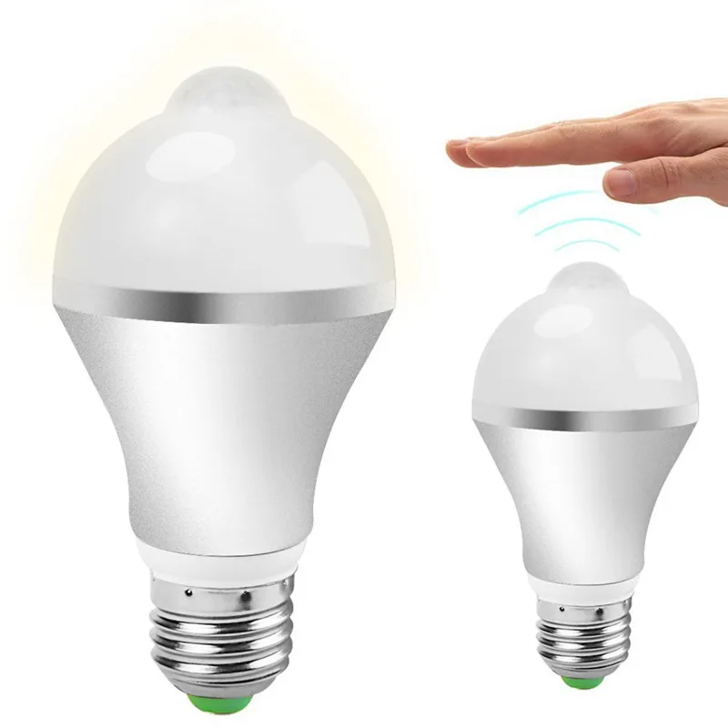 

Lumiparty Motion Sensor Light Bulb E27 7W 14LED PIR Infrared Motion Detection Light Indoor/Outdoor Lighting Lamp Motion Sensor