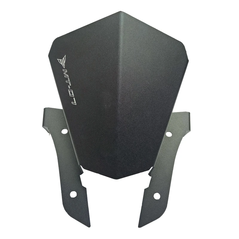FZ07 MT07 FZ-07 MT-07 Motorcycle Motorbike Windshield Windscreen Aluminum Black For Yamaha FZ 07 MT 07 2013-2017 (2)
