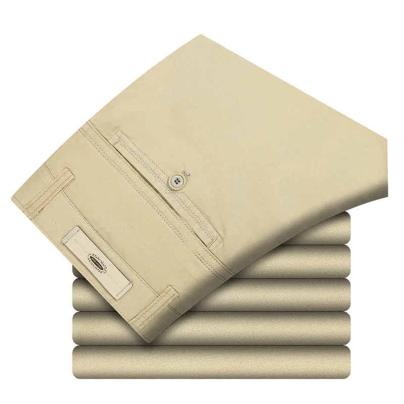 New Men's Pants Spring/Summer/Autumn Men's Slim Fi...