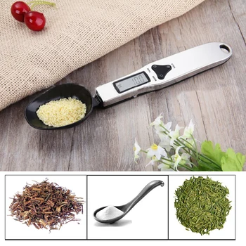 

LED Digital Measuring Spoon Milk Powder Medicine Scale Single Spoon Household Scale Precision Coffee Bean Measuring Tool
