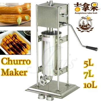 

10L 304 stainless steel Churro machine +churros filler Spainish Good tasted snack food machine
