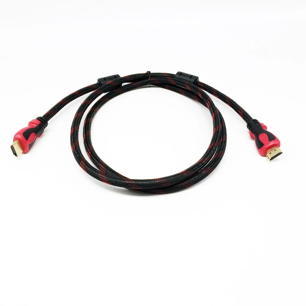 Высокоскоростной HDMI кабель Позолоченный разъем версии 1 4 штекер соединение с
