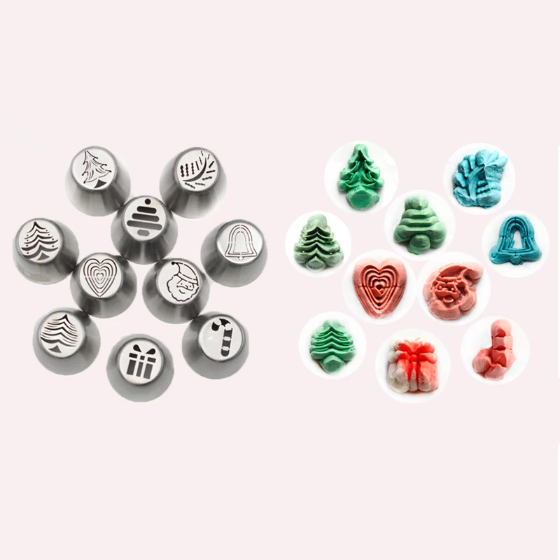 Christmas Style Pastry Nozzle Set8