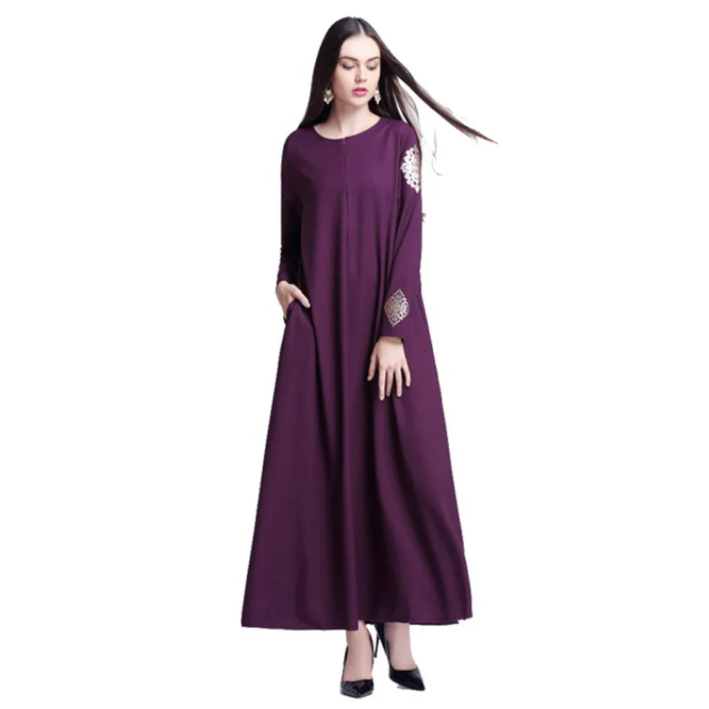Мусульманское платье Рамадан caftan marocain женское мусульманское арабское исламское