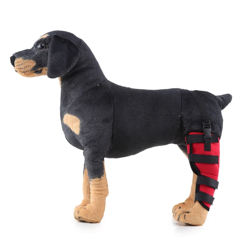 Dog Leg Brace Elbow Protector Puppy Dogs Rear Leg Brace Canine Hind Hock Wraps After Operation Recovery