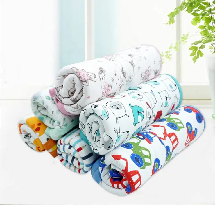 Good Quality Baby Blanket Swaddle Newborn Cartoon Blankets For Infant Crib Bed Sheets Summer Cotton Soft Baby Blanket Swaddling 3