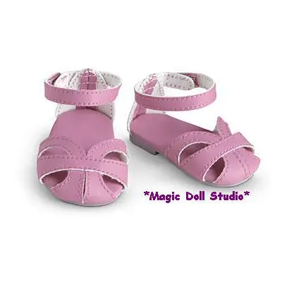 [AM084] 1" американская девушка кукольные туфли# Hyacinthine сандалии из искусственной кожи для куклы Американская девочка изготовления обуви 18" модная обувь для куклы
