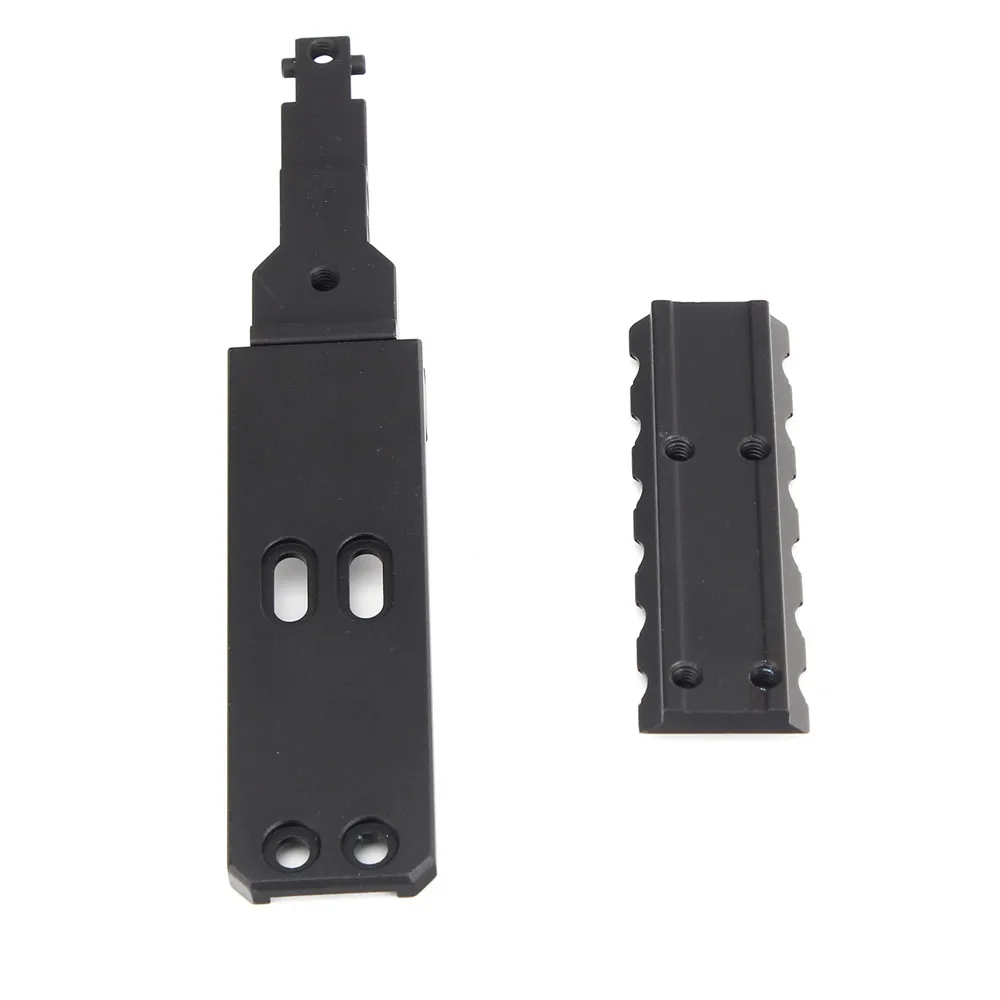 ohhunt Mini Red Dot Sight Mount with Integral Rear Iron Sight AK-47 AK-74 for Aimpoint T1 Micro Primary Arms MD06 and Vortex Sparc (9)