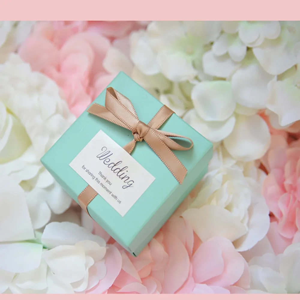 Бесплатный Пользовательский логотип чистый стиль благодарен для свадьбы или «нулевого дня рождения» сувениры для гостей события вечерние персонализированные конфеты подарок сувенир коробки
