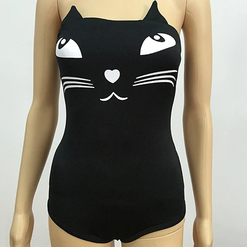 

2017 Women's swimming suit one- piece Beachwear Cat Swimsuit Bathing Suit Monokini Swimwear