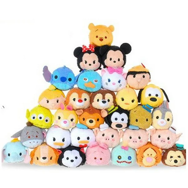 2015 Doll Tsum Tsum Plush Toys Cute Animal Doll Baby Toy Screen Cleaner