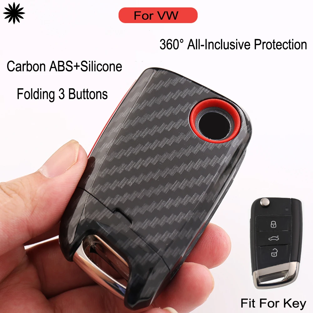 

Remote 3 Buttons Car Key Case Shell Fob Cover For Volkswagen VW Golf 7 Mk7 Seat Ibiza Leon FR 2 Altea Aztec For Skoda Octavia
