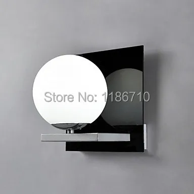 

1 Ball Design Wall Light, Light, Modern Cream White Iron LED lamp source (AC85 ~ 265V) Free shipping