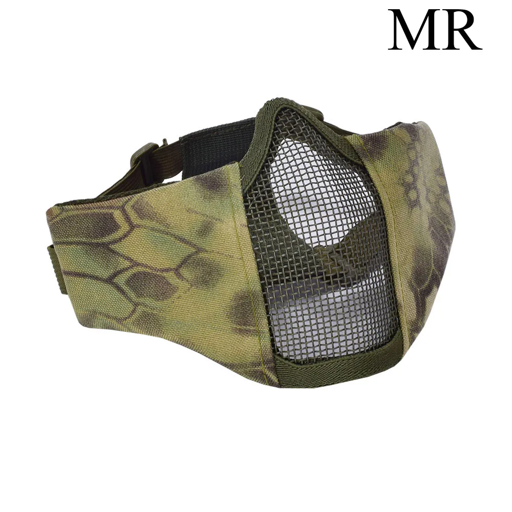 SINAIRSOFT тактический страйкбол маска шлем половина нижней части тела Спортивная безопасность Охота защитный реквизит Пейнтбол Вечерние Маски LY1708 - Цвет: MR
