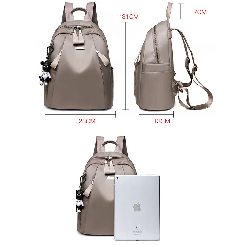 Mochilas de mujer 2018 nuevo Oxford tela impermeable bolso de viaje casual mochila al aire libre de las mujeres al aire libre bolsa de mochila femenina CL05