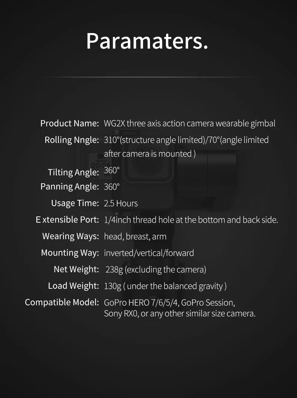 gopro gimbal