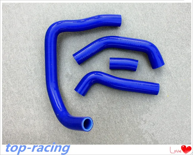

4 pieces Reinforced silicone radiator coolant hose for Kawasaki ZX10R ZX-10R NINJA 2006 2007